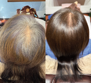 富山の女性の髪質改善&カラー