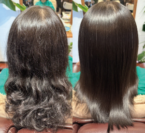 富山の女性の髪質改善